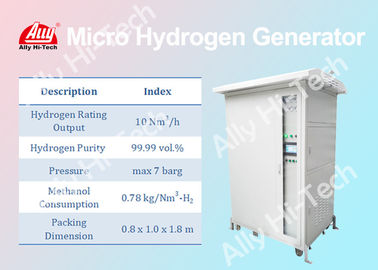 Un buon prezzo. 10 pressioni massime del piccolo generatore 7 Barg dell'idrogeno H/di Nm3 di facile impiego in linea